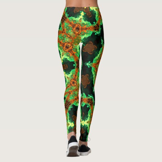 Psychedelic Hippie Leggings (Rückseite)