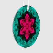 Psychedelic Hippie Ornament (Vorderseite)