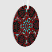 Psychedelic Hippie Ornament (Vorderseite)
