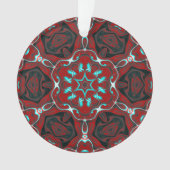 Psychedelic Hippie Ornament (Vorderseite)