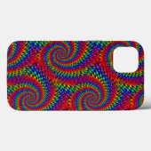 Psychedelic Hippie Weave Case-Mate iPhone Case (Rückseite (Horizontal))