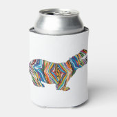 Psychedelic-Hippo Dosenkühler (Kanne Vorderseite)