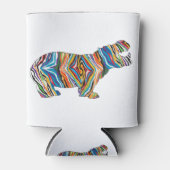 Psychedelic-Hippo Dosenkühler (Vorderseite)