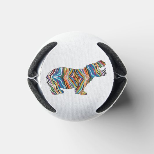 Psychedelic-Hippo Dosenkühler (Unterseite)