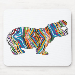 Psychedelic-Hippo Mousepad