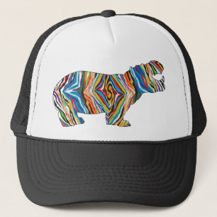 Psychedelic-Hippo Truckerkappe