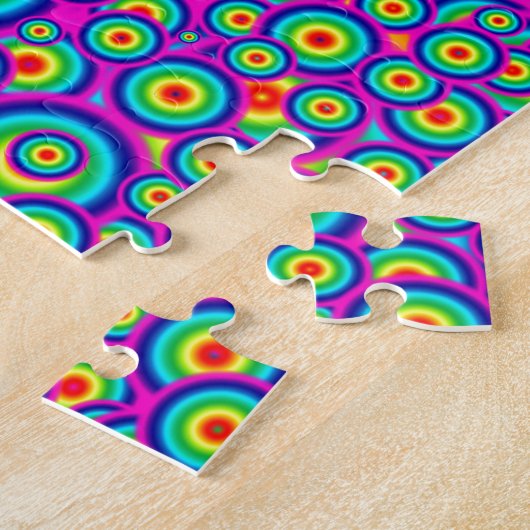 Psychedelic Hippy 60's Print Puzzle (Seite)