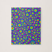 Psychedelic Hippy 60's Print Puzzle (Vertikal)