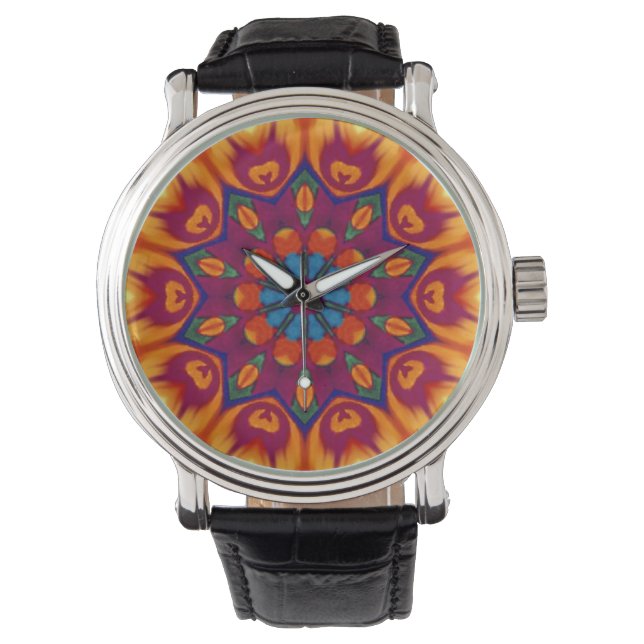 Psychedelic Hippy Watch Armbanduhr (Vorderseite)