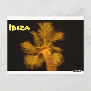 Psychedelic Ibiza Postcard Postkarte