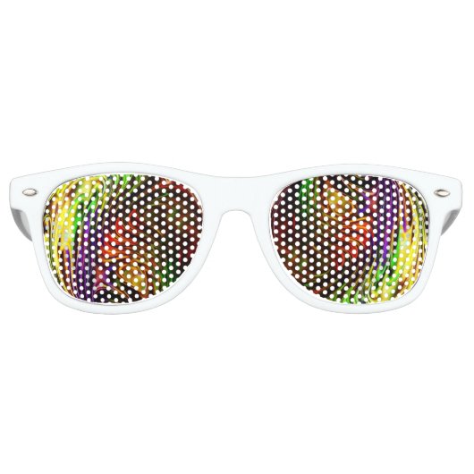 Psychedelic Ice Partybrille (Vorderseite)