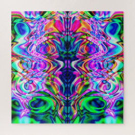 Psychedelic Iridescence Jigsaw Puzzle