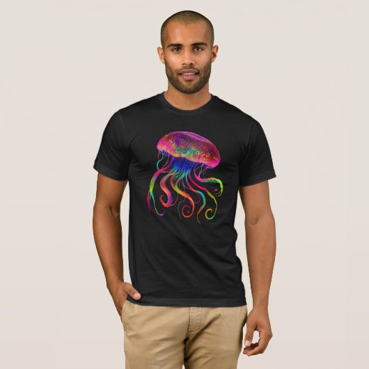 Psychedelic Jellyfish T-Shirt (Vorne ganz)
