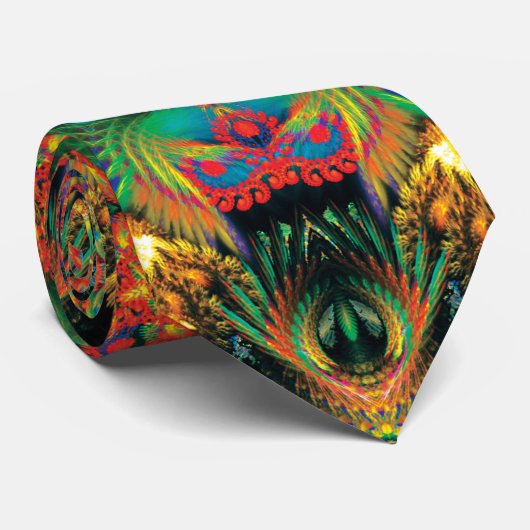 Psychedelic Journey Krawatte (Gerollt)