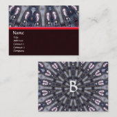 PSYCHEDELIC KALEIDOSKOP/MYSTISCHE ERINNERUNGEN MON VISITENKARTE (Vorne/Hinten)