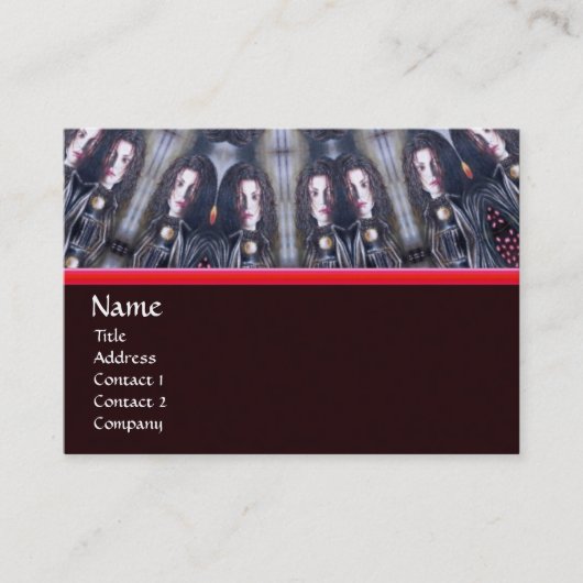 PSYCHEDELIC KALEIDOSKOP/MYSTISCHE ERINNERUNGEN MON VISITENKARTE (Vorderseite)