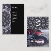 PSYCHEDELIC KALEIDOSKOP/MYSTISCHE ERINNERUNGEN MON VISITENKARTE (Vorne/Hinten)