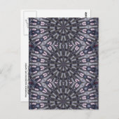 PSYCHEDELIC KALEIDOSKOP/MYSTISCHE ERINNERUNGEN POSTKARTE (Vorne/Hinten)