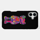 Psychedelic Kaw iPhone Hülle (Rückseite (Horizontal))