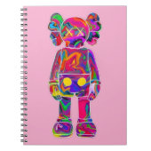 Psychedelic Kaw Notizblock (Vorderseite)