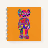 Psychedelic Kaw Notizblock (Vorderseite)