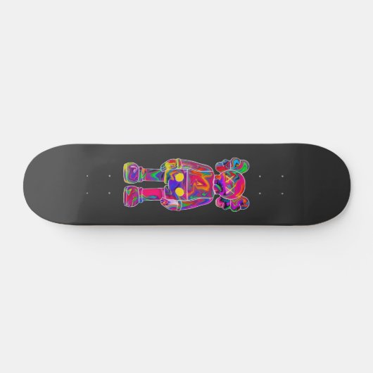 Psychedelic Kaw Skateboard (Horizontal)