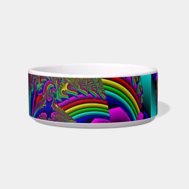 Psychedelic Kitty Food Bowl Napf (Vorderseite)