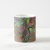 Psychedelic kool kats 34 kaffeetasse (Mittel)