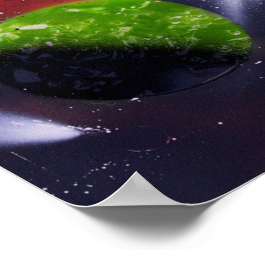 "Psychedelic" Künstler: Thomas Anders Poster (Ecke)