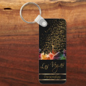 Psychedelic Las Vegas Skyline Schlüsselanhänger (Vorderseite)