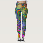 Psychedelic  Leggings (Vorderseite)