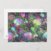 Psychedelic Lily Pad Light Show Postkarte (Vorne/Hinten)