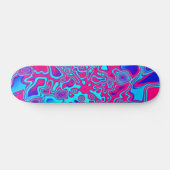Psychedelic Liquid Plasma Skateboard (Horizontal)