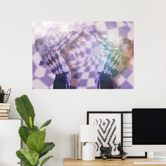 Psychedelic Louis Tomlinson Poster (Heimbüro)