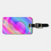 Psychedelic Luggage Tag Gepäckanhänger (Vorderseite horizontal)