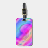 Psychedelic Luggage Tag Gepäckanhänger (Vorderseite vertikal)
