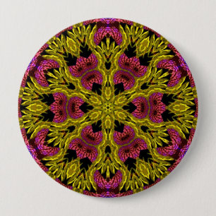 Psychedelic Mandala #05 Button