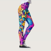 Psychedelic Mandala Design Leggings (Rechts)