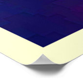 Psychedelic Mandala Design Poster (Ecke)