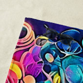 Psychedelic Mandala Design Strandtuch (Beispiel)