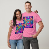 Psychedelic Mandala Design T-Shirt (Unisex)