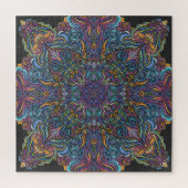 Psychedelic Mandala Puzzle (Vertikal)