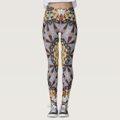 Psychedelic Mandala Retro Hippie Trippy Boho Chic Leggings (Vorderseite)