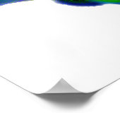 Psychedelic Mandarin Fish Poster (Ecke)