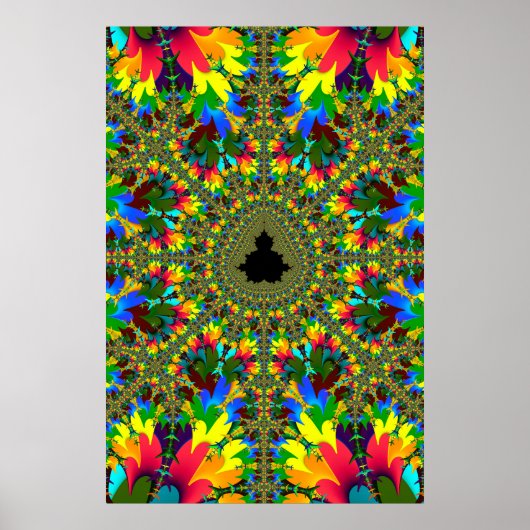 Psychedelic Mandelbrot Poster (Vorne)