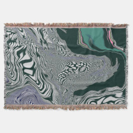 Psychedelic Marble Swirl Decke