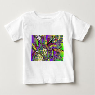 Psychedelic Mardi Gras Feather Masken Geschenke Ap Baby T-shirt