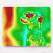 Psychedelic Meerkat Mousepad (Vorne)