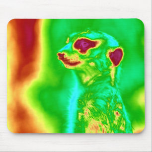 Psychedelic Meerkat Mousepad
