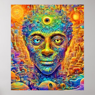 Psychedelic Mind Art Poster